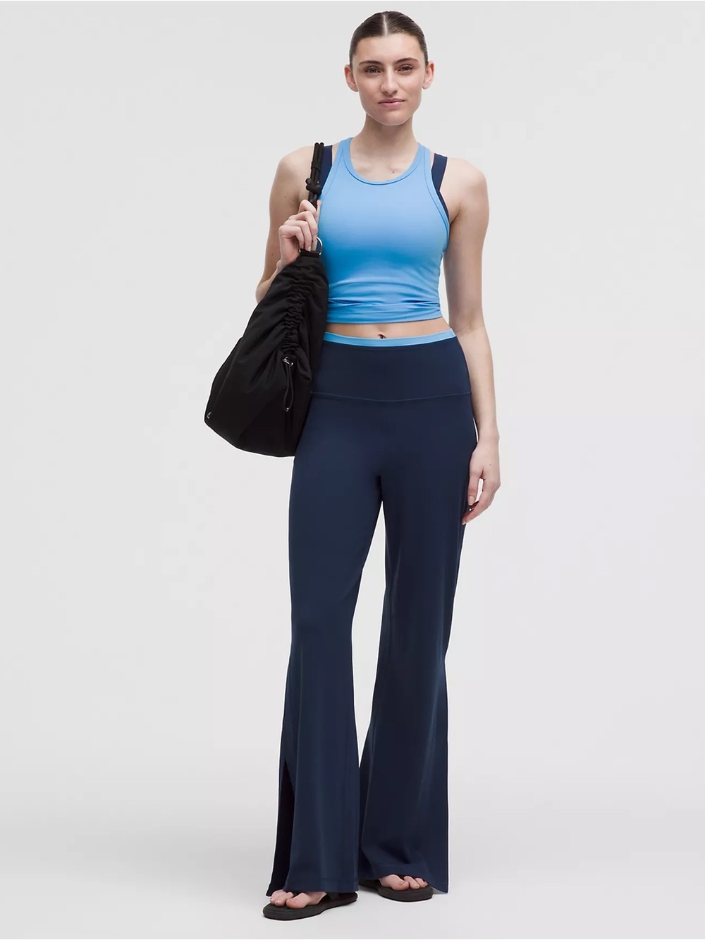 Lululemon Align Super-High-Rise Side Slip Pant in Club Blue/Ocean Wave Size 8